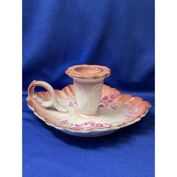 RS Prussia Porcelain Finger Pull Candle Stick Holder - Picture 3 of 6